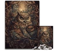 Jigsaw Puzzles for Adults 1000 Jigsaws Owl Puzzle Learning Educational Toys,is Ideal As Gifts for The Whole Family for Ages 14+ 26X38CM