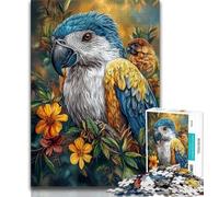 Jigsaw Puzzles for Adults 1000 Jigsaws Parrot,Family Activity Fun at Home Activities,Birthday Present,Travel Gifts (38x26cm)