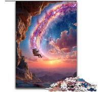 Jigsaw Puzzles for Adults 1000 Jigsaws Psychedelic Astronaut, Elephant Toy Intellectual Game Birthday Present, Gifts, Wall Art for Ages 14+ (Size 50x75cm)