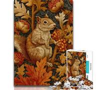 Jigsaw Puzzles for Adults 1000 Jigsaws Psychedelic Squirrel,Educational Games Home Decoration Birthday Present,Gifts,Wall Art (38x26cm)