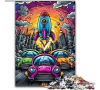 Jigsaw Puzzles for Adults 1000 Jigsaws Rocket, Decompressing Intellectual Educational Toy Birthday Present, Gifts (Size 26x38cm)