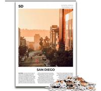 Jigsaw Puzzles for Adults 1000 Jigsaws San Diego, Learning Educational Toys Family Games Unique Birthday And Gifts 26x38cm