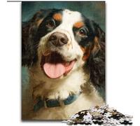 Jigsaw Puzzles for Adults 1000 Jigsaws Smiling Dog, Decompressing Intellectual Educational Toy Birthday Present, Gifts (Size 50x75cm)