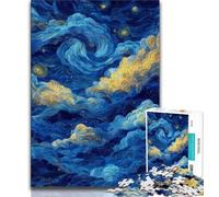 Jigsaw Puzzles for Adults 1000 Jigsaws Starry Sky,Educational Games Home Decoration Educational Game for Birthday,Chrismas (38x26cm)