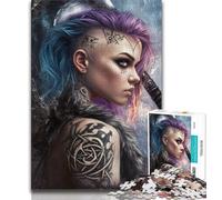 Jigsaw Puzzles for Adults 1000 Jigsaws The Wolf And The Girl,Family Activity Fun at Home Activities,Birthday Present,Travel Gifts (38x26cm)