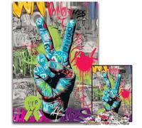 Jigsaw Puzzles for Adults 1000 Jigsaws The Yeah Gesture Puzzle Learning Educational Toys,is Ideal As Gifts for The Whole Family for Ages 14+ 26X38CM