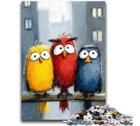 Jigsaw Puzzles for Adults 1000 Jigsaws Three Birds Educational Games Home Decoration for Is Ideal As A Gift for The Whole Family 50x75cm