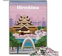 Jigsaw Puzzles for Adults 1000 Jigsaws Travel to Hiroshima Challenging Game And Family Play for Is Ideal As A Gift for The Whole Family (26x38cm) 1000pcs
