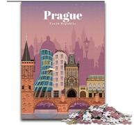 Jigsaw Puzzles for Adults 1000 Jigsaws Travel to Prague Challenging Game And Family Play for Is Ideal As A Gift for The Whole Family (50x75cm) 1000pcs