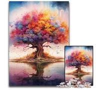 Jigsaw Puzzles for Adults 1000 Jigsaws Tree of Life Puzzle Learning Educational Toys,is Ideal As Gifts for The Whole Family for Ages 14+ 26X38CM