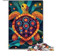 Jigsaw Puzzles for Adults 1000 Jigsaws Turtle Art, Family Entertainment Toys Is Ideal As Gifts for The Whole Family for 14+ (Size 50x75cm)