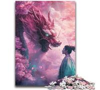 Jigsaw Puzzles for Adults 1000 Jigsaws Universe Chinese Dragon Educational Games Home Decoration for Is Ideal As A Gift for The Whole Family 26x38cm