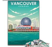 Jigsaw Puzzles for Adults 1000 Jigsaws Vancouver Canada Art Challenging Game And Family Play for Is Ideal As A Gift for The Whole Family (50x75cm) 1000pcs