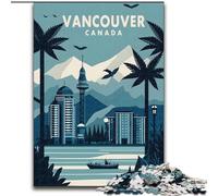 Jigsaw Puzzles for Adults 1000 Jigsaws Vancouver Canada Travel Challenging Game And Family Play for Is Ideal As A Gift for The Whole Family (26x38cm) 1000pcs
