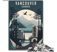 Jigsaw Puzzles for Adults 1000 Jigsaws Vancouver Canada Travel Challenging Game And Family Play for Is Ideal As A Gift for The Whole Family (26x38cm) 1000pcs