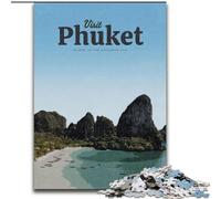 Jigsaw Puzzles for Adults 1000 Jigsaws Visit Phuket, for 14+ For Family Fun & Game Night Artists' Collection, Fine Arts 26x38cm