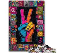 Jigsaw Puzzles for Adults 1000 Jigsaws Yeah Gesture Brain Teaser Game Wall Decoration Unique Birthday And Xmas Gifts 26x38cm