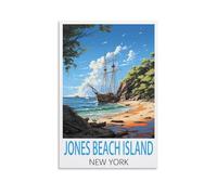 Jigsaw Puzzles for Adults 1000 Jones Beach Island New York Jigsaw Puzzles for Challenging Family Activity Games DIY Puzzle for Home Decor 38x52cm
