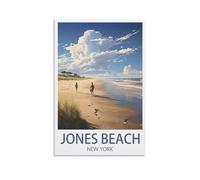 Jigsaw Puzzles for Adults 1000 Jones Beach New York Jigsaw Puzzles for Challenging Family Activity Games DIY Puzzle for Home Decor 38x52cm
