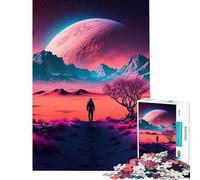 Jigsaw Puzzles for Adults 1000 Journey Beyond The Stars Relaxing Games Brain Intelligence Challenge Addictive Toys Great Gifts Family Activities (Size 38x26cm)
