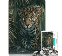 Jigsaw Puzzles for Adults 1000 Jungle Leopard Adult Jigsaw,learning Educational Is Ideal As A Gift for The Whole Family 26x38cm