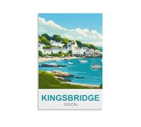 Jigsaw Puzzles for Adults 1000，Kingsbridge Devon Paper Jigsaw Puzzle 1000 Pieces Adult Toys Decompression Game 52x38cm