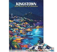 Jigsaw Puzzles for Adults 1000, Kingstown, Saint Vincent And The Grenadines Jigsaw Puzzle, Educational Toy Good Puzzle Gift for Adults Kids, Home Decor 1000pcs (75x50cm)
