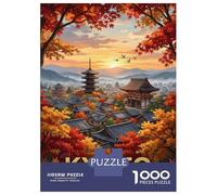 Jigsaw Puzzles for Adults 1000 Kyoto Japan Autumn Scenery Puzzles for Adults DIY Toys Pattern Assembly Gifts for Friends And Family 70x50cm/1000pcs