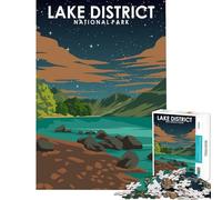 Jigsaw Puzzles for Adults 1000 Lake District Nat Park Impossible Game Toys Educational Games Gifts For Birthdays Family Activities (Size 38x52cm)