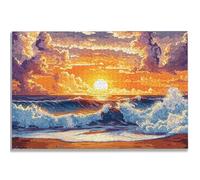 Jigsaw Puzzles for Adults 1000, Landscape Jigsaw Puzzles for Adults, Beach Jigsaws Puzzle with Exquisite Packaging Box, Impossible Wooden Puzzle for Home Decor, Gifts for Women, Gifts for Men, -1284