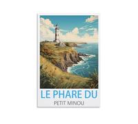 Jigsaw Puzzles for Adults 1000 Le Phare Du Petit Minou JigsawPuzzle 1000 Pieces for Adults Challenging Puzzle Games 26x38cm
