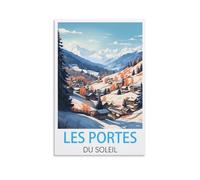 Jigsaw Puzzles for Adults 1000，Les Portes Du Soleil Paper Jigsaw Puzzle 1000 Pieces Adult Toys Decompression Game 38x26cm