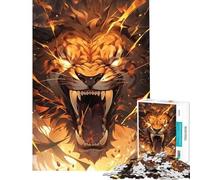 Jigsaw Puzzles for Adults 1000 Lion Cry Challenging To Complete Learning Educational DIY Toys for 14+ Puzzle Game Offered (38x52cm)