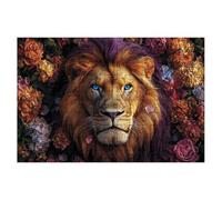 Jigsaw Puzzles for Adults 1000, Lion Jigsaws 1000 Pieces for Adults, Impossible Jigsaws Puzzle Challenging Game for The Whole, Wooden Jigsaw Puzzles for Gifts for Women, Men, Decor, Theme:Flower -2084