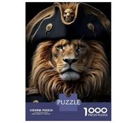 Jigsaw Puzzles for Adults 1000 Lion Pirates Funny Jigsaw for Adults Relaxing Games Pattern Assembly Gifts for Friends And Family 70x50cm/1000pcs