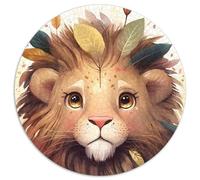 Jigsaw Puzzles for Adults 1000 Lion Watercolor Jigsaw Puzzles Skill Level Beginner, Great for Birthday (Size 67.5x67.5cm)