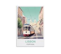 Jigsaw Puzzles for Adults 1000,Lisbon Portugal Posters Jigsaw Puzzle 1000 Pieces for Adult Challenging Puzzle Games Jigsaw Puzzles for Adults 38x26cm