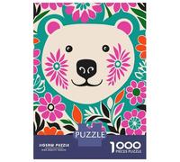 Jigsaw Puzzles for Adults 1000 Little Bohemian Bear Puzzle for Adults Relaxing Games But Fun And Humorous Challenging To Complete 52x38cm/1000pcs
