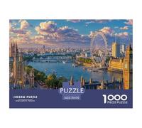 Jigsaw Puzzles for Adults 1000 - London Landscape British Landmarks, Puzzles for Adults, Home Decoration, for Adults & Age 14 Years Up 70x50cm/1000pcs