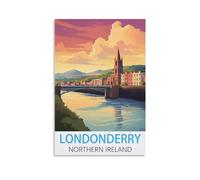 Jigsaw Puzzles for Adults 1000，Londonderry Northern Ireland Puzzles for Adults, Challenging Puzzles, Puzzle Game for The Whole for Women,Gifts for Men, 38x26cm