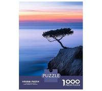 Jigsaw Puzzles for Adults 1000 Lone Tree on Cliff Jigsaw for Adults Relaxing Games Presents for Women Challenging To Complete 52x38cm/1000pcs