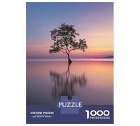 Jigsaw Puzzles for Adults 1000 Lone Tree Serenity Puzzle for Adults Relaxing Games But Fun And Humorous Challenging To Complete 52x38cm/1000pcs