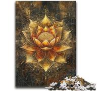 Jigsaw Puzzles for Adults 1000 Lotus Art Challenging Game Toys Deal As Gifts for The Whole Family for Ages 14+ 26x38cm