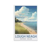 Jigsaw Puzzles for Adults 1000 Lough Neagh Northern Ireland Jigsaw Puzzles for Challenging Family Activity Games DIY Puzzle for Home Decor 26x38cm