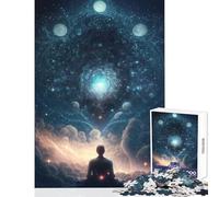 Jigsaw Puzzles for Adults 1000 Lunar Contemplation Jigsaw for Teenagers Stress Reliever Difficult And Challenge Toys Educational Games (38x26cm)