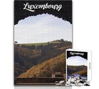Jigsaw Puzzles for Adults 1000 Luxembourg City Educational Games Difficult Challenge Educational Toy Size 38x52cm
