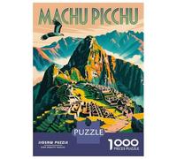 Jigsaw Puzzles for Adults 1000 Machu Picchu Vintage Adult Jigsaw Puzzle Hands-on Game Precision Cutting Gifts for Friends And Family 38x26cm/1000pcs