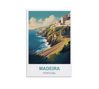 Jigsaw Puzzles for Adults 1000,Madeira Portugal Posters Jigsaw Puzzle 1000 Pieces for Adult Challenging Puzzle Games Jigsaw Puzzles for Adults 52x38CM