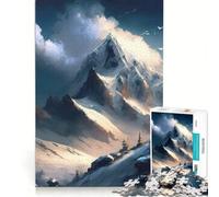 Jigsaw Puzzles for Adults 1000 Magic Mountain Brain Teaser Game Parent-child Interaction Enhance Love between Couples 38x26cm