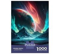 Jigsaw Puzzles for Adults 1000 Magical Aurora Mountain Jigsaw for Adults Relaxing Games Pattern Assembly Gifts for Friends And Family 70x50cm/1000pcs